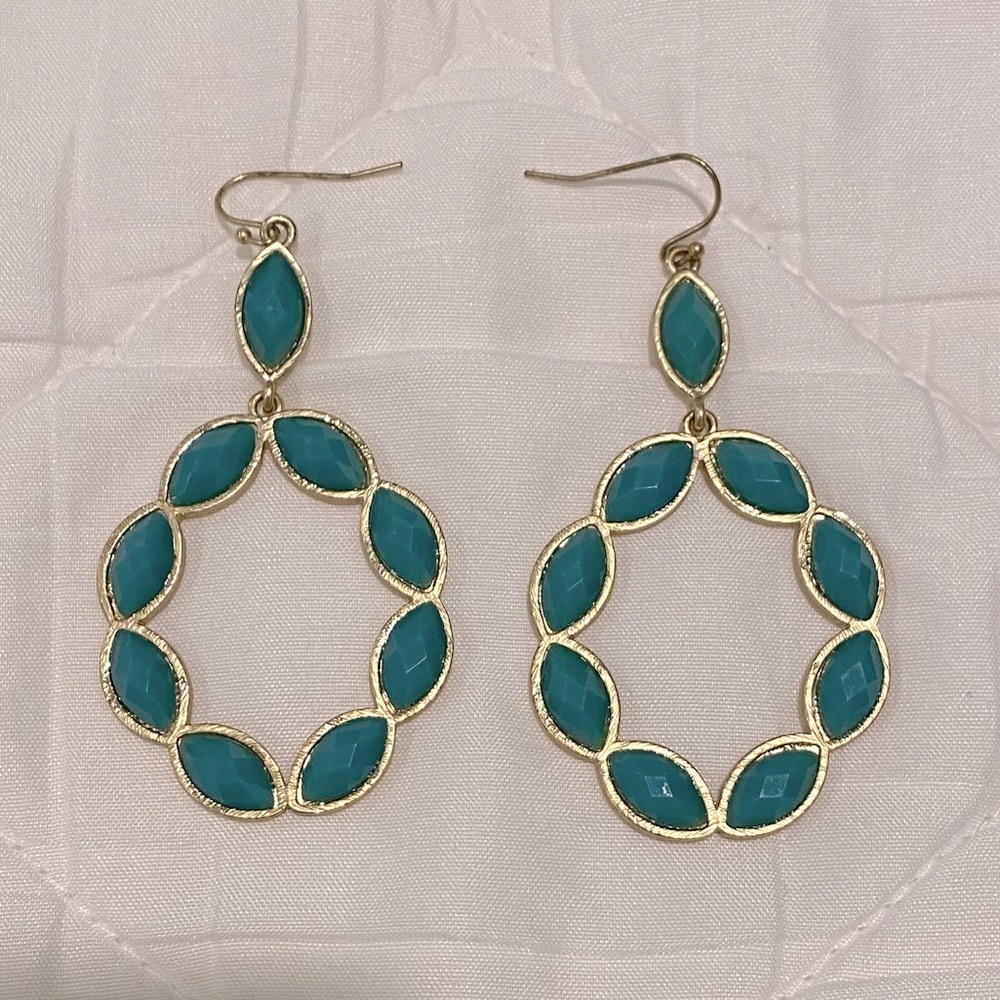 Turquoise Stone Earrings